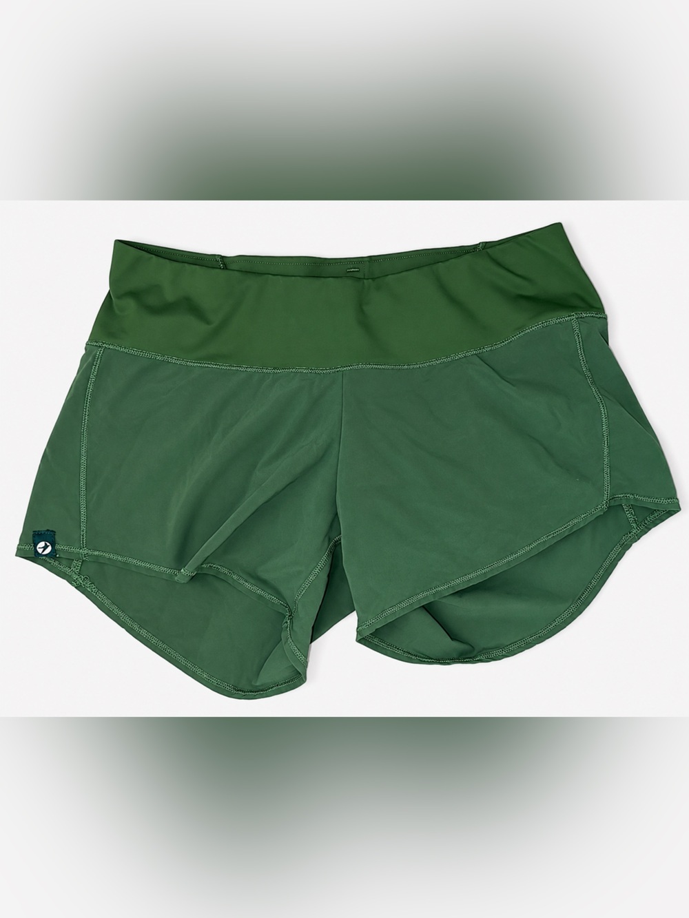 Oiselle Women’s Running Shorts Size 6 Green Performance Activewear